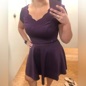 Perfect purple graduation or summer party dress